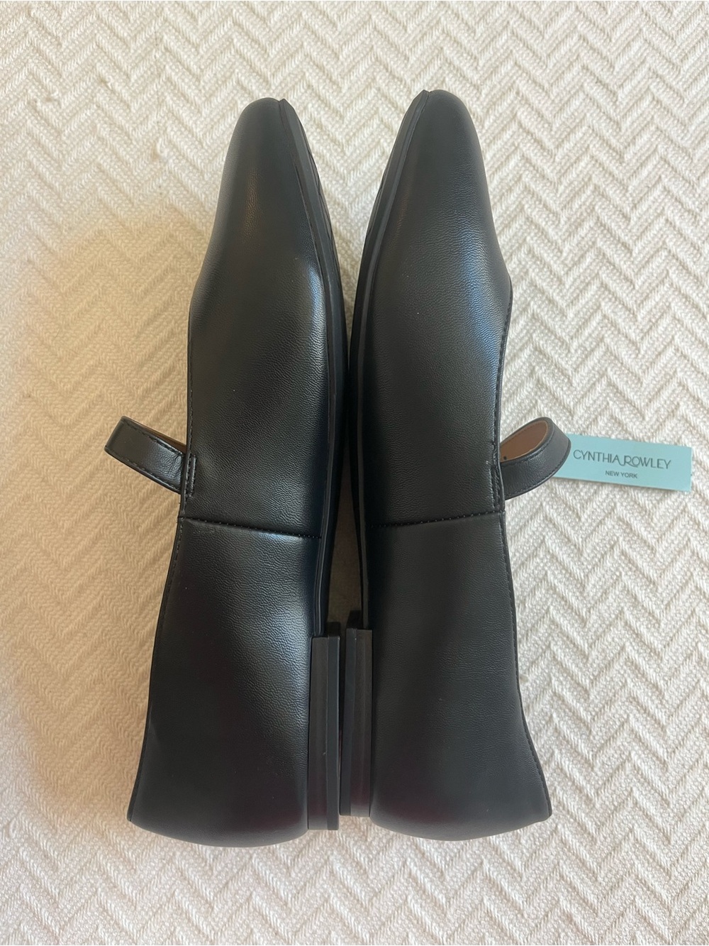 Cynthia Rowley Black Mary Jane Flats - Picture 5 of 9